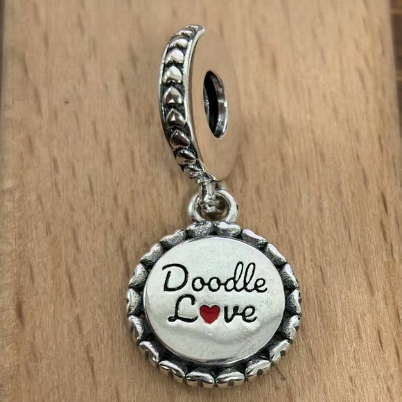 Pandora Doodle love charm Dog Pet Doggy Animal Charm, S925 Silver Bracelets - Picture 2 of 4